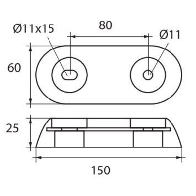 Aluminium Anode Type Vetus