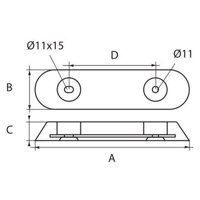 Aluminium Anode Type Vetus