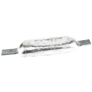 Zink anode met lasstrip