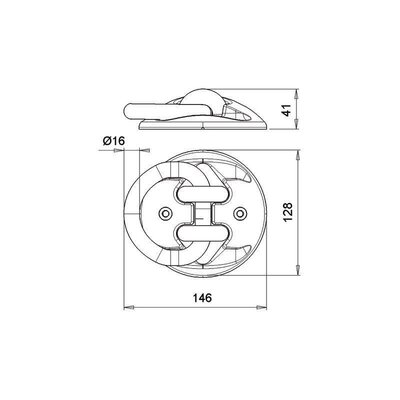 Stazo Wall/Dock Ankerplaat
