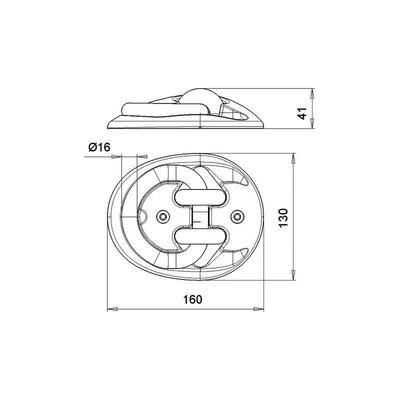Stazo Wall/Dock Ankerplaat