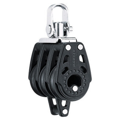 Harken 29mm Drieschijfsblok met Hondsvot