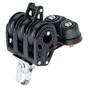 Harken 29mm Drieschijfsblok met Klem en Hondsvot