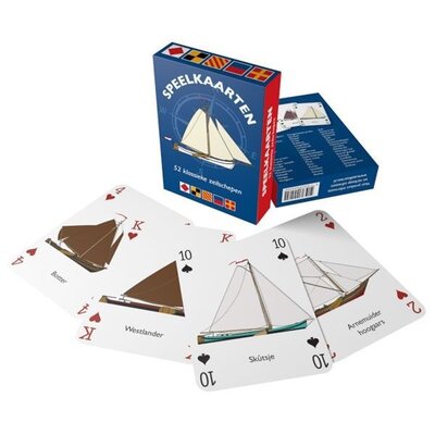 De ijssel Speelkaarten 'Klassieke boten'