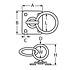 Steigeroog | Aanlegring | Oogplaat