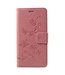 Butterfly Flowers Magneet Wallet Leren Cover met Stand Huawei P10 Lite - Roze