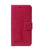 Boom Owl Magneet Wallet Leren Stand Cover Huawei P10 Lite - Roze