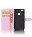 Lychee Skin Wallet Leren Stand Hoesje Huawei P10 Lite - Roze