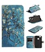 Kunstleer Hoesje met Wallet Slots Huawei P10 Lite - Almond Boom in Blossom