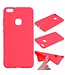 Huawei P10 Lite Matte Anti-vingerafdruk TPU Mobiele Telefoon Hoesje - Rood