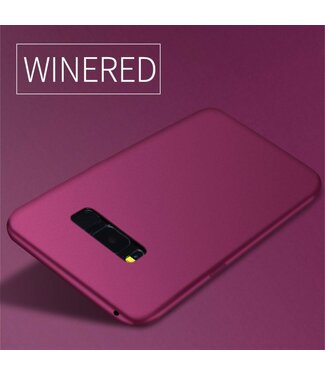 Guardian Series Matte Hardcase Telefoon Cover Samsung Galaxy S8 - Wijnrood