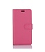 Lychee Skin Magneet Leren Stand Hoesje Samsung Galaxy S8 - Roze