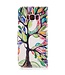 Leren Telefoon Hoesje Samsung Galaxy S8 - Colored Tree