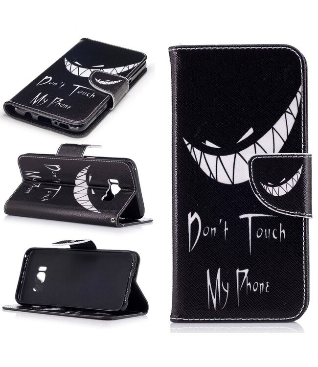 Patroon Wallet Leren Hoesje Samsung Galaxy S8 - Monster