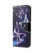 Samsung Galaxy S8 Wallet Leren Telefoon Hoesje - Shiny Butterflies