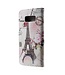 Wallet Leren Hoesje Stand Samsung Galaxy S8 - Postcard Stijl Eiffel Tower