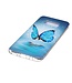 Samsung Galaxy S8 Luminous IMD Bescherm TPU Hoesje - Shining Blauw Butterfly