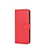 Authentiek Split Leren Wallet Stand Telefoon Hoesje Samsung Galaxy S8 - Rood