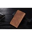 DG.Ming DG.Ming Tri-fold Lederen Wallet Hoesje iPhone X - Bruin