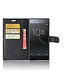 Litchi Bookcase Hoesje Sony Xperia XZ Premium - Zwart