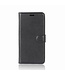 Litchi Bookcase Hoesje Sony Xperia XZ1 Compact - Zwart