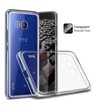 TPU Hoesje + Screenprotector HTC U11 - Transparant