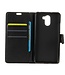 Litchi Bookcase Hoesje Samsung Galaxy S9 Plus - Zwart
