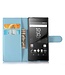 Litchi Bookcase Hoesje Sony Xperia XA1 - Blauw