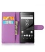 Litchi Bookcase Hoesje Sony Xperia XA1 - Paars