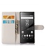 Litchi Bookcase Hoesje Sony Xperia XA1 - Wit