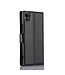 Litchi Bookcase Hoesje Sony Xperia XA1 - Zwart