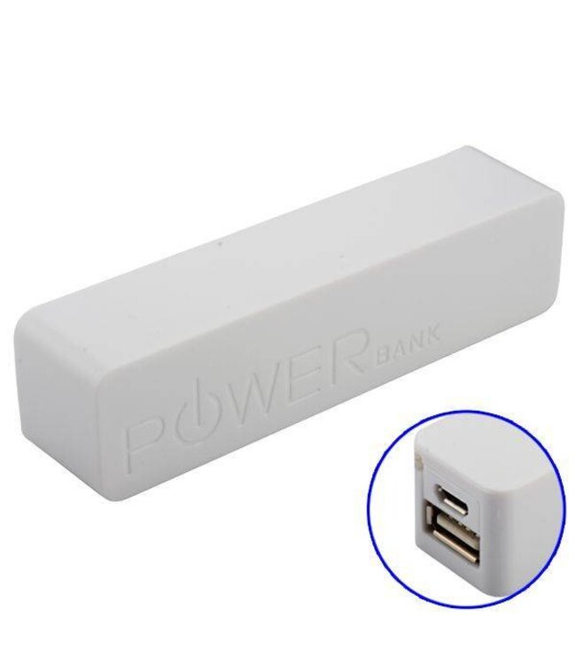 Powerbank 2600 mAh - Wit