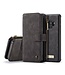CaseMe 2-in-1 Detachable Bookcase Hoes voor de Samsung Galaxy S9 - Mat Zwart