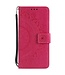 Vlinder Patroon Bookcase Hoesje voor de Samsung Galaxy S9 - Rose