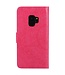 Vlinder Patroon Bookcase Hoesje voor de Samsung Galaxy S9 - Rose