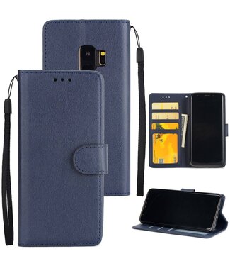 Bookcase Hoesje Samsung Galaxy S9 - Blauw