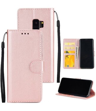 Bookcase Hoesje Samsung Galaxy S9 - Rose Goud