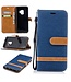 Jeans Bookstijl Hoesje voor de Samsung Galaxy S9 - Blauw