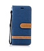 Jeans Bookstijl Hoesje voor de Samsung Galaxy S9 - Blauw