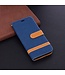 Jeans Bookstijl Hoesje voor de Samsung Galaxy S9 - Blauw