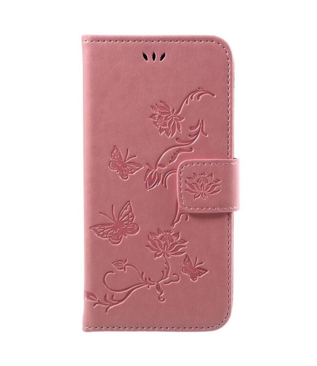 Roze Bookcase Hoesje Samsung Galaxy J7 (2017)