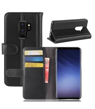 Zwart Bookcase Hoesje Samsung Galaxy S9 Plus