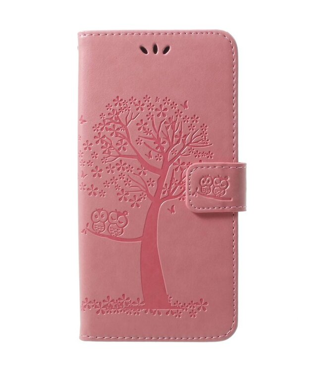 Roze Bookcase Hoesje Samsung Galaxy S9 Plus