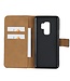 Zwart Bookcase Hoesje Samsung Galaxy S9 Plus