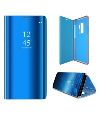 Blauw Bookcase Hoesje Samsung Galaxy S9 Plus