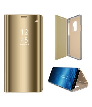 Goud Bookcase Hoesje Samsung Galaxy S9 Plus