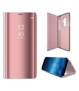 Rose Goud Bookcase Hoesje Samsung Galaxy S9 Plus