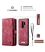 CaseMe CaseMe Rood Bookcase Hoesje Samsung Galaxy S9 Plus