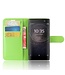 Groen Litchee Bookcase Hoesje Sony Xperia XA2