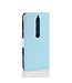 Blauw Litchee Bookcase Hoesje Nokia 6.1